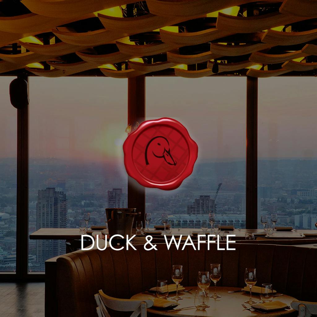 Duck and waffle logo